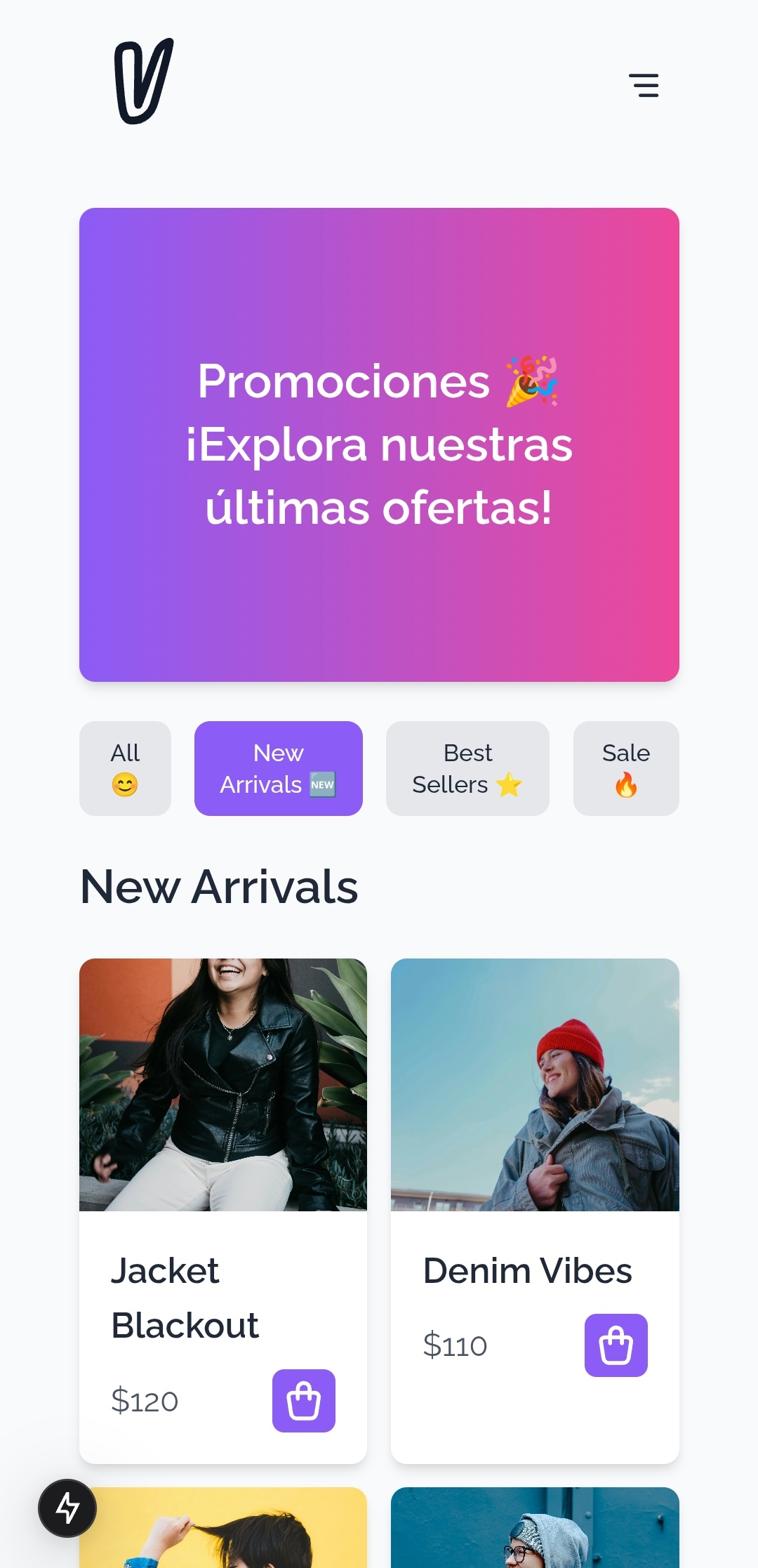 Tienda Ropa Básica